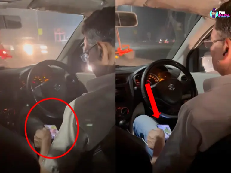 uber driver watching video while driving